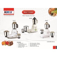 OkaeYa.com Juicer Mixer Grinder with 3 stainless steel